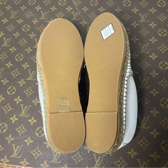 BRUNELLO CUCINELLI Leather Monili White Espadrilles SZ US 7, 9, 9.5 - Picture 5 of 8